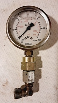 Манометр S EN 837-1,0-600 бар WIKA M16x1,5 (КО)