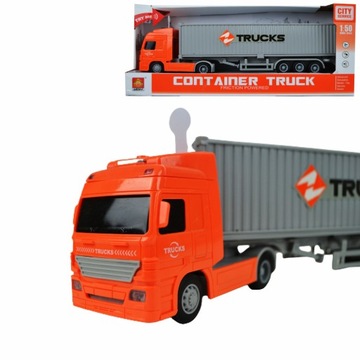 CIĘŻARÓWKA SAMOCHÓD KONTENER DŻWIĘK ŚWIATŁA TIR