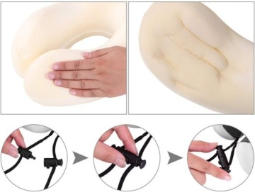 ПОДУШКА ДЛЯ ТУРИСТИЧЕСКОГО ПУТЕШЕСТВИЯ, ПЕРЕСЕЧЕНИЕ ШЕИ, ПОДГОЛОВНИК АВТОМОБИЛЯ, ПАМЯТЬ