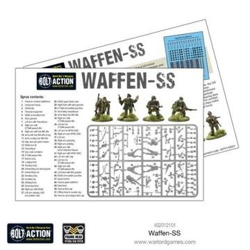 БОЛТОВАЯ ЗАЩИТА Waffen SS немецких солдат - 6 шт.