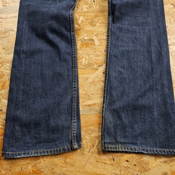 Spodnie Jeansowe LEVIS 507 Niebieskie Proste Dżins Denim Męskie 31x32