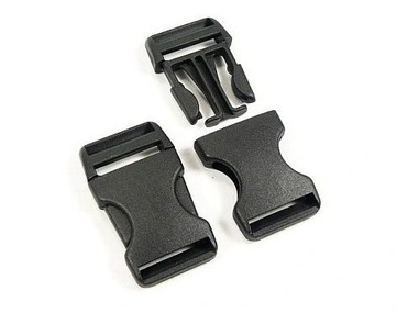 KLAMRA ZAPIĘCIE PLASTIKOWE TAŚMY PASA 25mm 2szt.