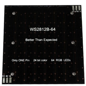 Матрица 64 светодиода RGB WS2812B 5050 8x8 NeoPixel 5V