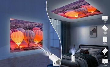 4K ПРОЕКТОР ANDROID 11 WIFI6 BT5.0 H713 ДОМАШНИЙ КИНОТЕАТР С ДИНАМИКОМ