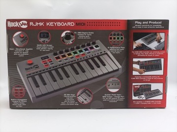 ROCKJAM, беспроводная MIDI-клавиатура с 25 клавишами USB и BT