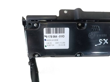 BMW X5 E70 2008 PANEL KLIMATIZACE VENTILACE DTC