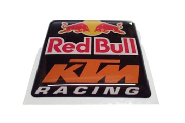 KTM RACING RED BULL 3D NAKLEJKA STICKER 3,8 x 3,8 cm