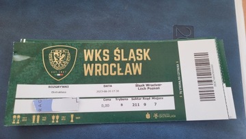 bilet Śląsk Wrocław -- Lech Poznań