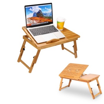STOLIK BAMBUSOWY POD LAPTOPA BAMBUS NATURALNY PC