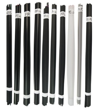 Spoiwa do spawania plastiku Tworzywo 1kg 10x100g zestaw popularnych spoiw