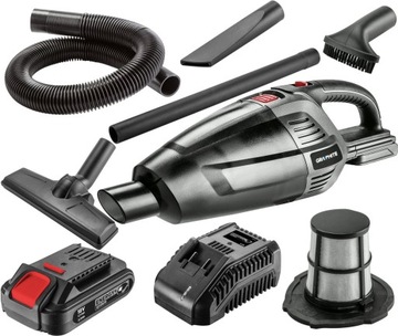GRAPHITE ODKURZACZ AKUMULATOROWY 2Ah 18V 2w1 Ener+