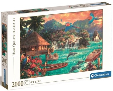 Puzzle 2000 Życie na Wyspie 32569 Clementoni