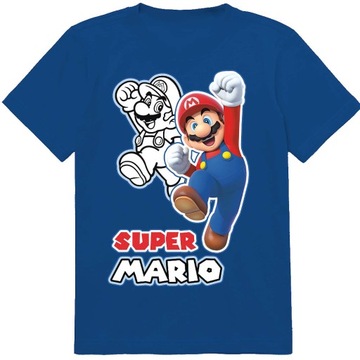T-SHIRT KOSZULKA 140 SUPER MARIO JAKOŚĆ
