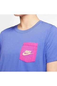 Koszulka damska Nike t-shirt kieszonka logo bawełniana klasyczna sportowa S