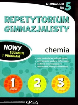 Repetytorium gimnazjalisty chemia. Gimnazjum na 5
