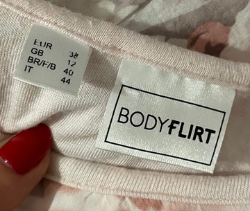 88 body flirt L kwiaty kwiecista nowoczesna romantyczna Wygodna różowa