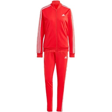 Dres Damski Adidas Essentials 3-Stripes czerwony IJ8784 R. XL