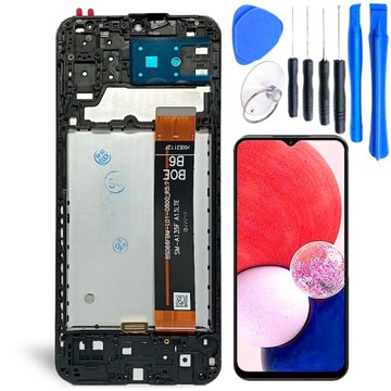 WYŚWIETLACZ EKRAN LCD RAMKA SAMSUNG A13 4G, A135F, SERVICE PACK ORYGINAŁ