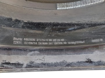 2× DISK HLINÍK BMW OE 7.5" X 20" 5X112