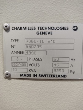 Электроэрозионный станок Charmilles Robofil 510