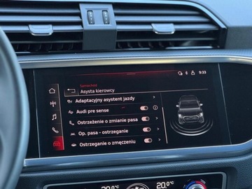 Audi 2024 Audi Q3 Sportback Adaptacyjny tempomat.LED,Sportowe fotele,Podgrzewana kie, zdjęcie 23