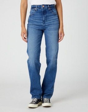 Jeansy Wrangler Mom Straight W27MYLZ71 W 26 / L 32