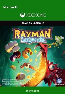 RAYMAN LEGENDS XBOX ONE X / S KLUCZ KOD