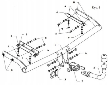ODEPÍNACÍ NOVÝ ZAŘÍZENÍ(HÁK) TÁŽNÝ 2006-2013 NISSAN NOTE