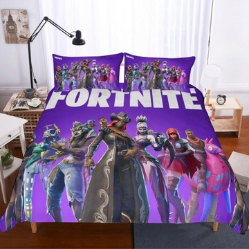 КОМПЛЕКТ ПОСТЕЛЬНОГО ПРИНАДЛЕЖНОСТИ FORTNITE 140X200 16 УЗОРОВ