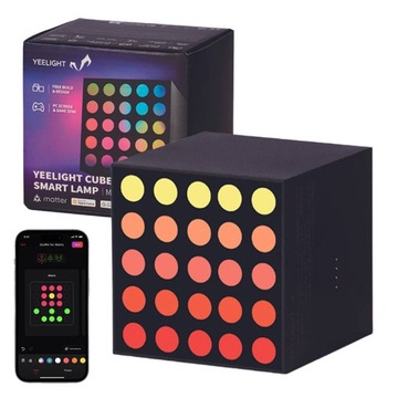 ŚWIETLNY PANEL GAMINGOWY YEELIGHT SMART MATRIX ŚWIECĄCA KOSTKA LED WIFI BT