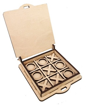 Prezent na DZIEŃ CHŁOPAKA kółko i krzyżyk gra