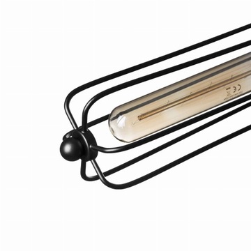 Настенный светильник Rustic T30, одинарный, черный