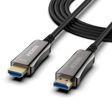 ATZEBE Światłowodowy kabel HDMI -15 m OUTLET