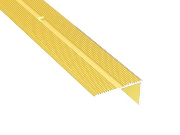 LISTWA SCHODOWA 40x20 PROFIL Narożny ZŁOTY 1m