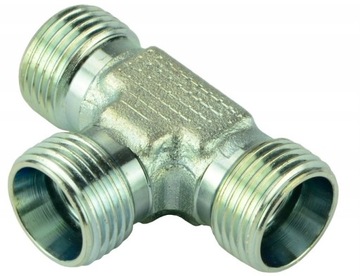 Nypel Hydrauliczny trójnik M18x1,5 BBB krótki