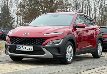 Hyundai Kona I Crossover Facelifting 1.0 T-GDI 120KM 2021 Hyundai Kona 1.0T-GDI 120KM Klimatronik Navi Led Virtual Stan Bdb ZAREJEST