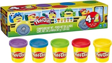 PLAY-DOH CIASTOLINA 4+1