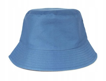 Kapelusz Bucket Hat Rybacki Dwustronny Damski Męski Bawełniany na Lato 58