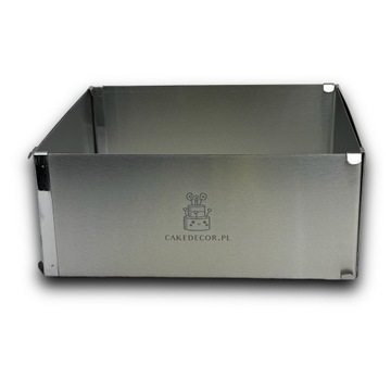 Rant do tortu regulowany stały prostokątny 6 cm
