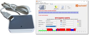 Устройство считывания карт водителя G2v2 и программа TachoBit Report