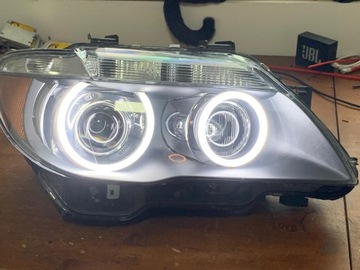 2в1 ДВОЙНЫЕ ЦВЕТА ХЛОПКОВЫЕ светодиодные кольца BMW E83 X3 E87 E60 E61 E90 E91 TOP