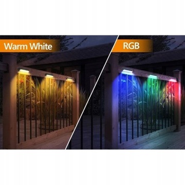 Солнечный светодиодный фасадный светильник SOE-1 RGB+WW