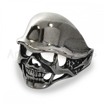 СЕРЕБРЯНОЕ КОЛЬЦО С ЧЕРЕПОМ БОЛЬШОЕ КОЛЬЦО С ПЕЧАТКОЙ ЧЕРЕПА 925