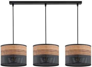 LAMPA WISZĄCA SUFITOWA ŻYRANDOL ABAŻUR NOWOCZESNA LED