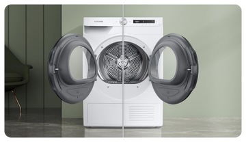 Комплект SAMSUNG DV90T5240AT+WW80T554DAT+Коннектор с полкой для отдельностоящей бытовой техники
