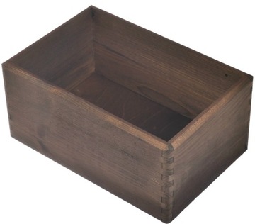 Unikalna drewniana skrzynka 30x20x13cm