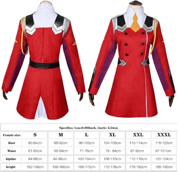 Cosplay Costume, DARLING in the FRANXX Costume Zero Two Red Cosplay Dress