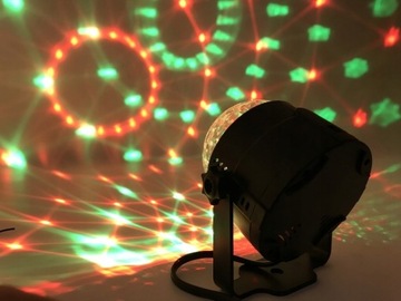 ДИСКО-ЛАМПА ПУЛЬТ RGB НОВЫЙ ГОД