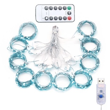 Светодиодная световая завеса 3х3м 300 светодиодных сосулек USB + ДИСТАНЦИОННЫЙ