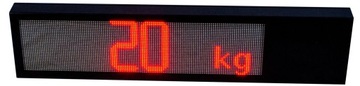 БОЛЬШОЙ РАЗМЕР ДИСПЛЕЙ ДЛЯ НАРУЖНЫХ АВТОМОБИЛЬНЫХ ВЕСОВ DINI ARGEO